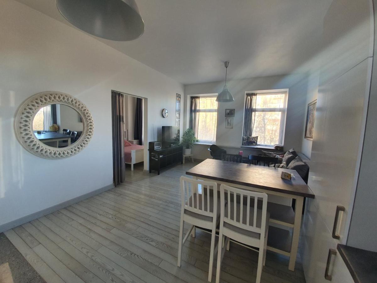 Vilnius Apartment With Stained Glass Екстер'єр фото