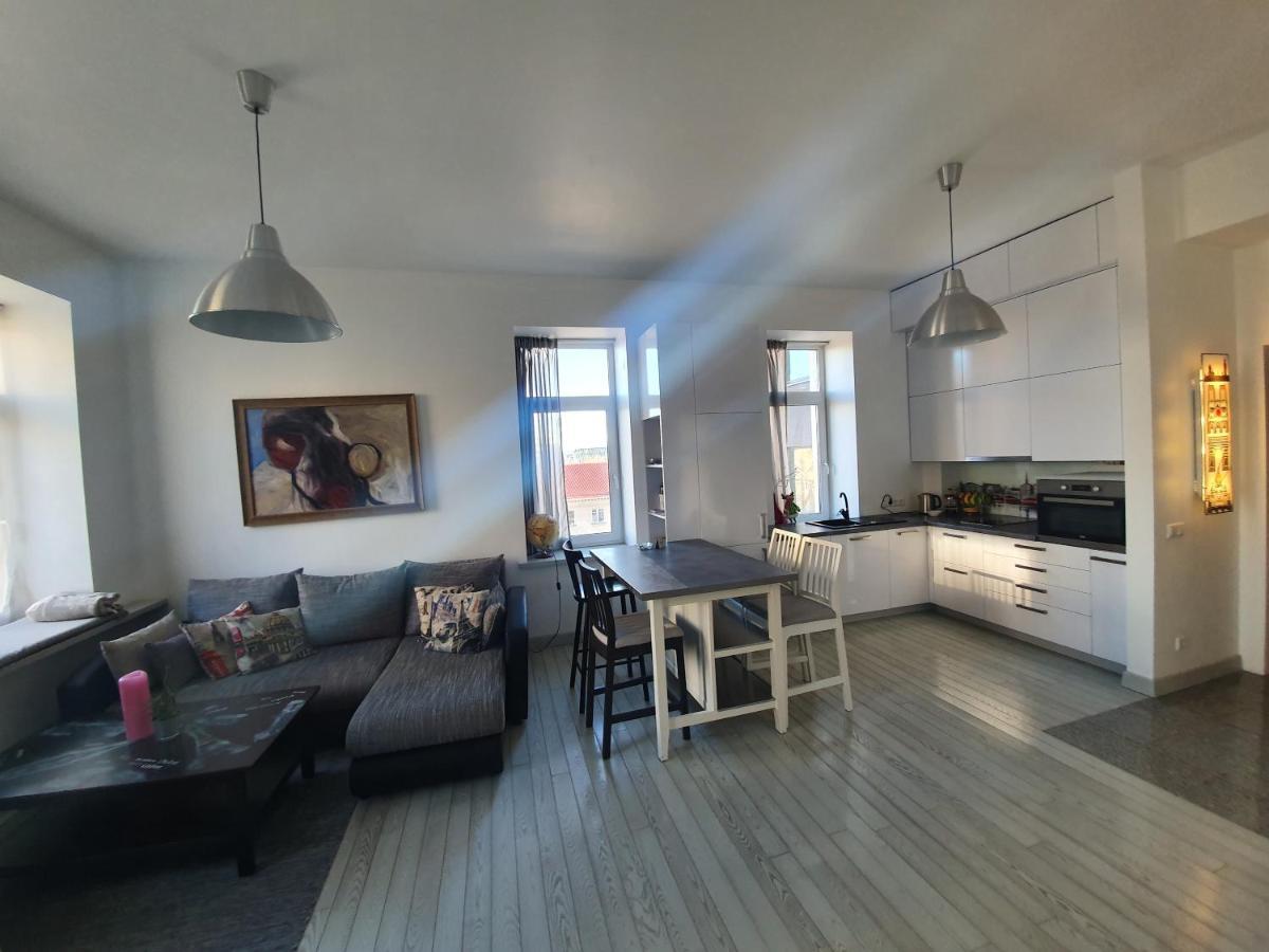 Vilnius Apartment With Stained Glass Екстер'єр фото