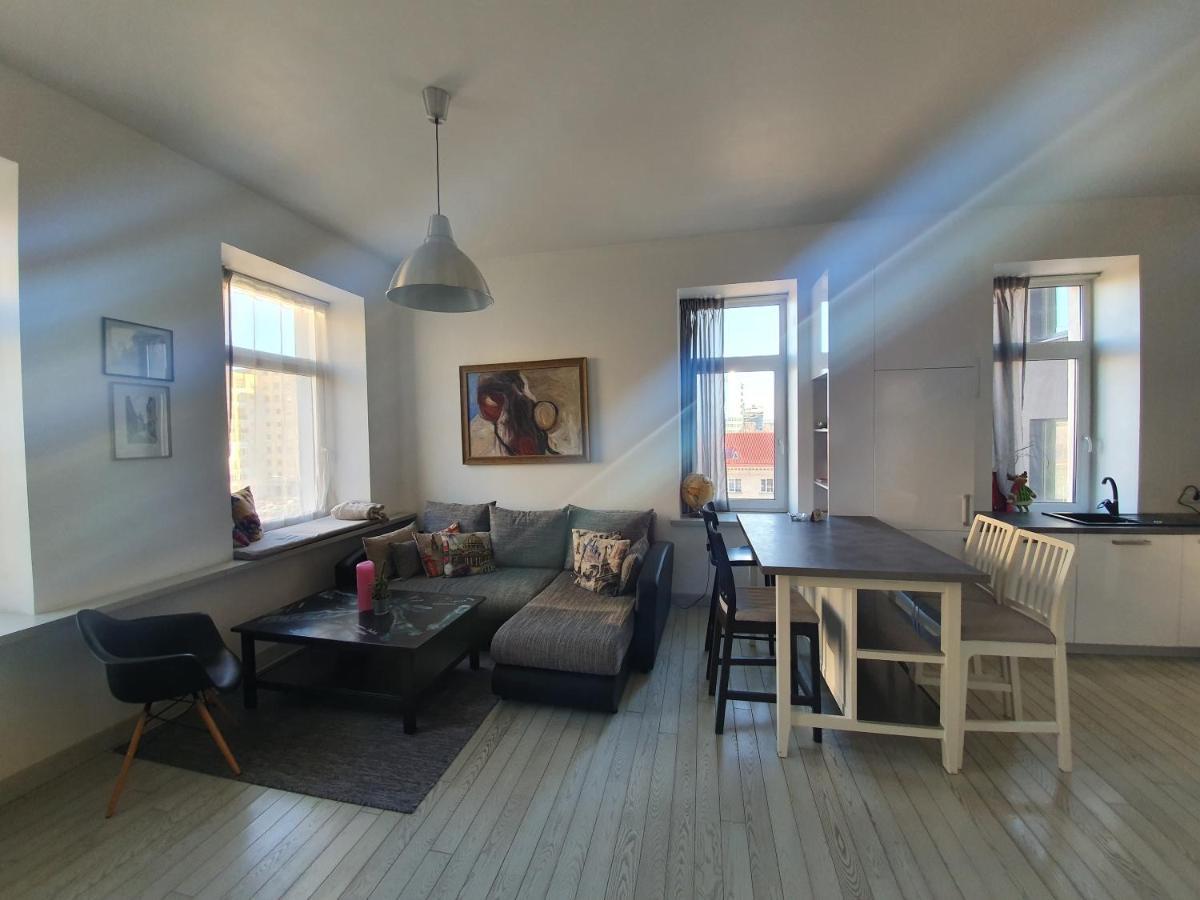 Vilnius Apartment With Stained Glass Екстер'єр фото