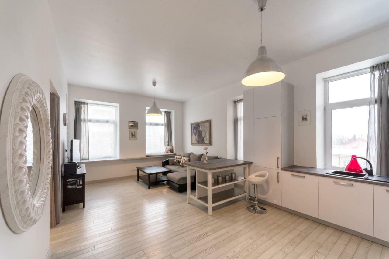 Vilnius Apartment With Stained Glass Екстер'єр фото
