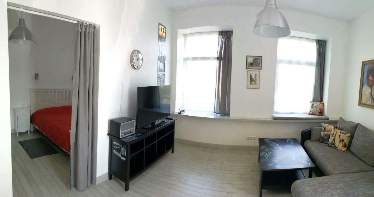 Vilnius Apartment With Stained Glass Екстер'єр фото