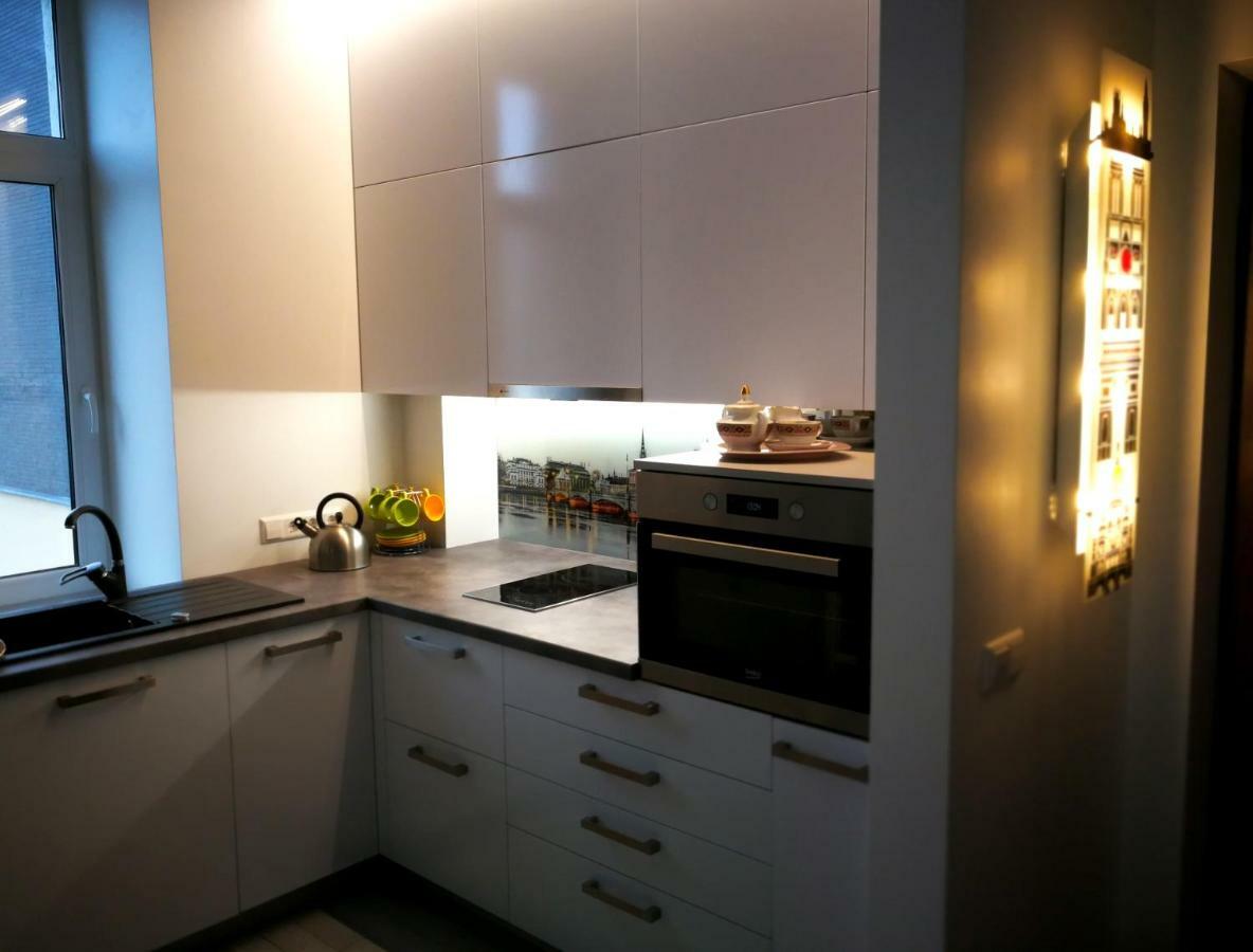 Vilnius Apartment With Stained Glass Екстер'єр фото