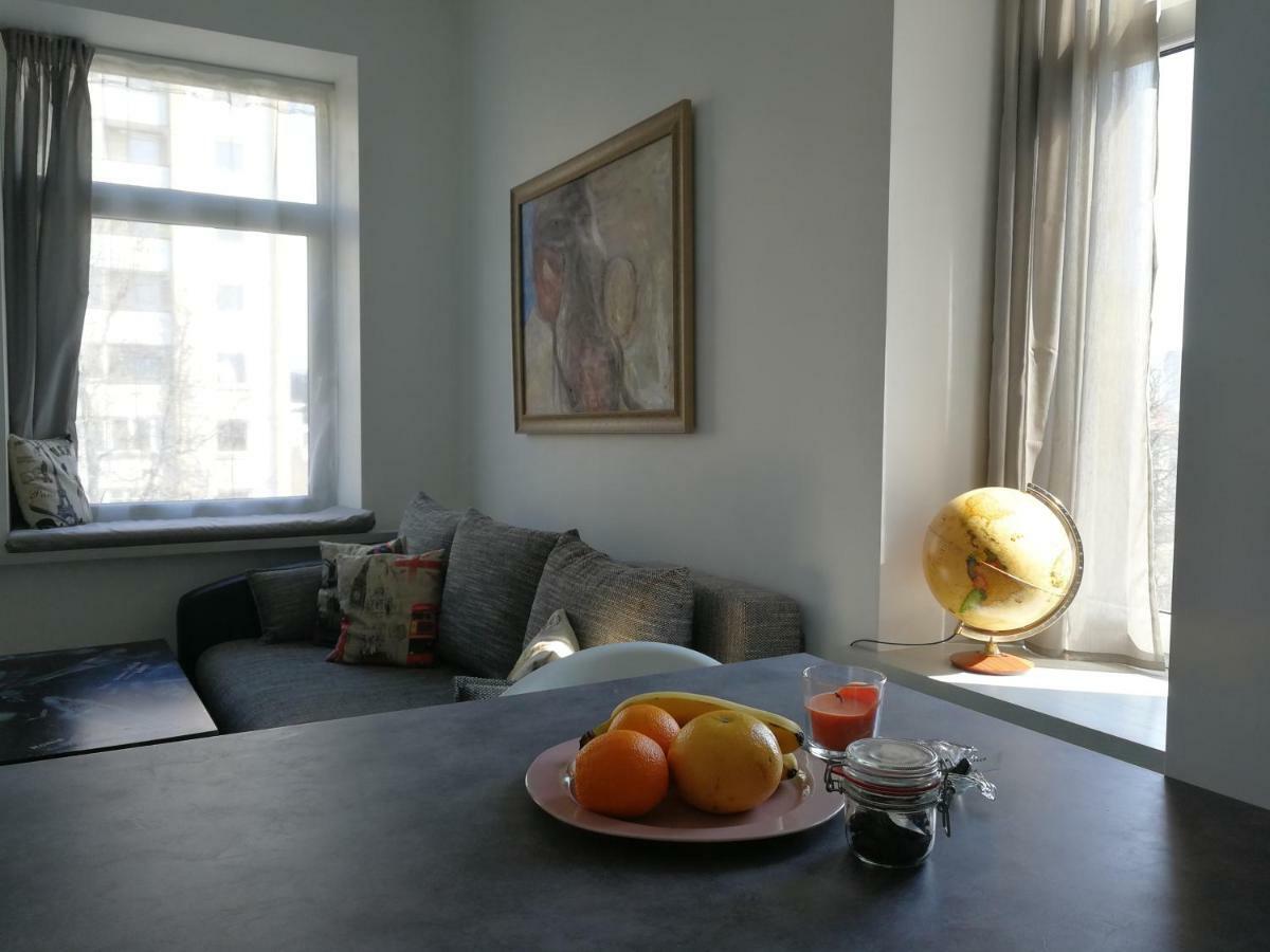 Vilnius Apartment With Stained Glass Екстер'єр фото
